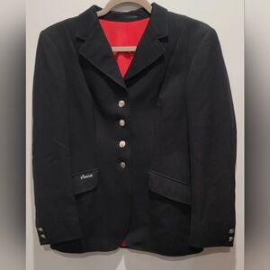 Pikeur Womens Black Show Jacket Blazer  viscose  Horse Riding women's size us8